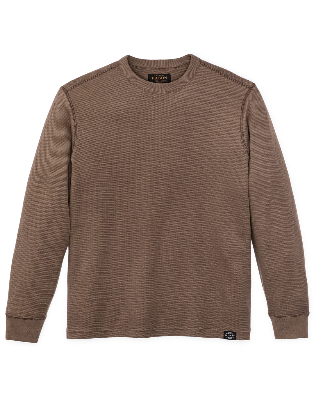 Filson Waffle Knit Thermal Crewneck - Brown