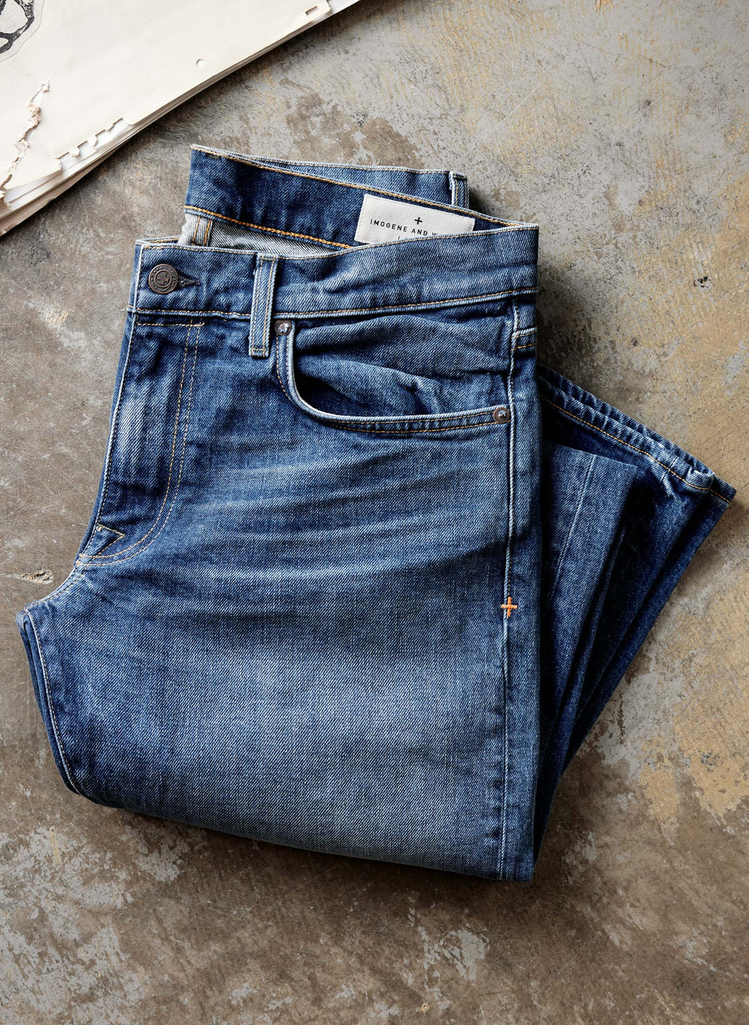 Imogene + Willie Henry Washburn Relaxed Tapered Leg  12.75oz Stretch Denim