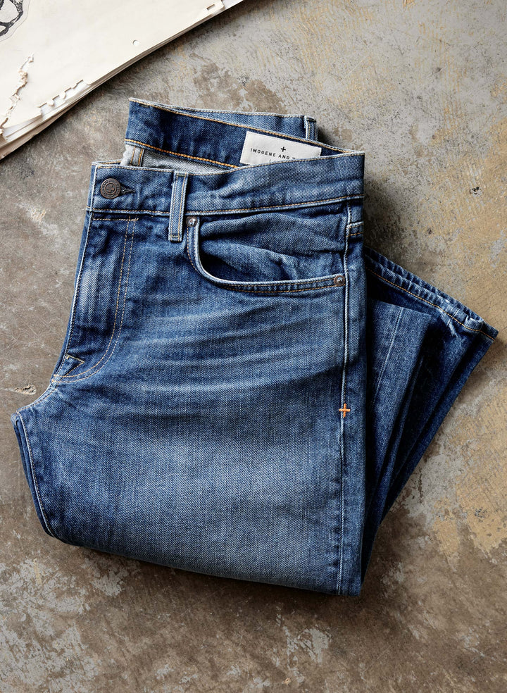 Imogene + Willie Henry Washburn Relaxed Tapered Leg  12.75oz Stretch Denim