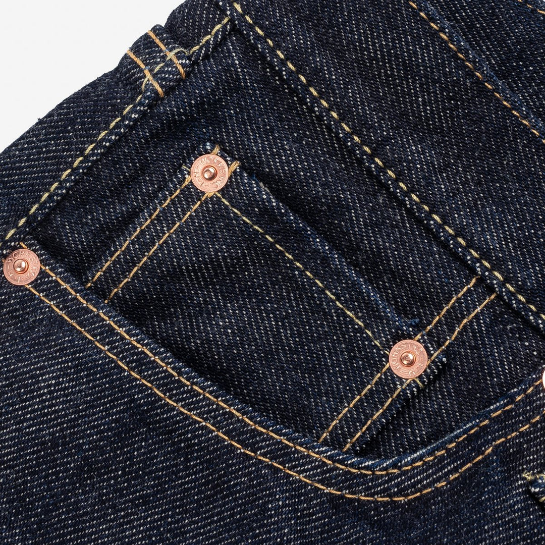 Iron Heart 21oz Selvedge Denim Super Slim Cut 555 Jeans - Indigo