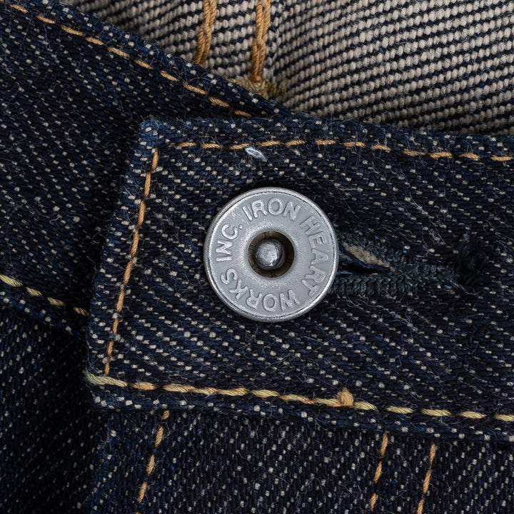 Iron Heart 21oz Selvedge Denim Super Slim Cut 555 Jeans - Indigo