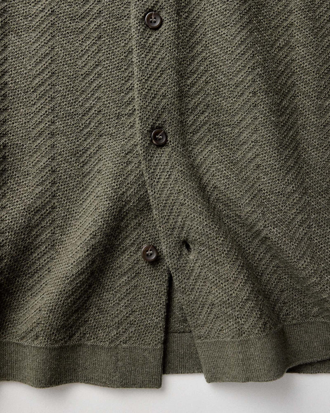 Taylor Stitch - Button Down Polo in Cilantro Herringbone