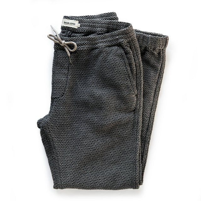 Taylor Stitch Après Pant - Charcoal Sashiko