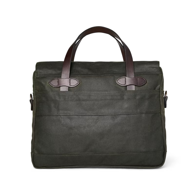 Filson 24 Hour Tin Cloth Briefcase - Otter Green