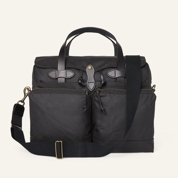 Filson 24 Hour Tin Cloth Briefcase Cinder Berkeley Supply