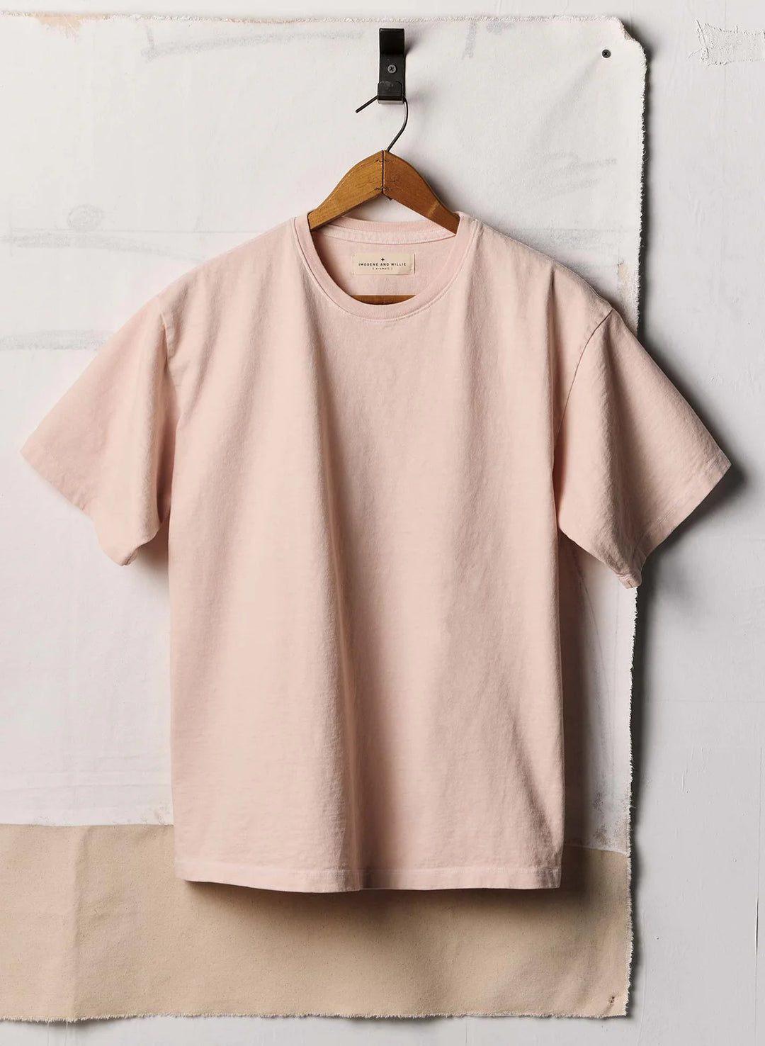 Imogene + Willie Knit Box Crew - Faded Pink