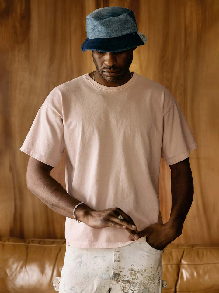 Imogene + Willie Knit Box Crew - Faded Pink