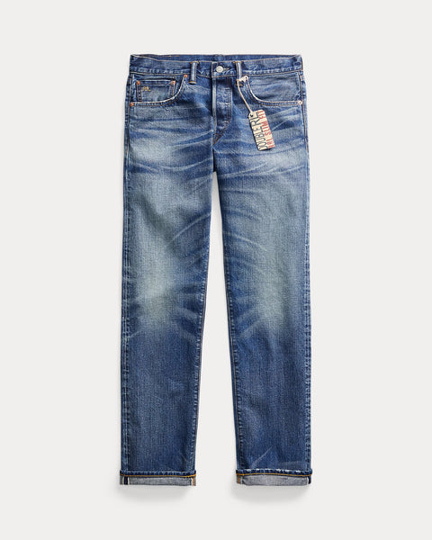 RRL Slim Fit Selvedge Jean - Hillsview Wash – Berkeley Supply RRL Slim Fit Selvedge Jean - Hillsview Wash – Berkeley Supply