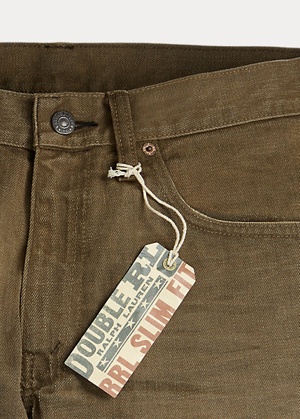 RRL Slim Fit Distressed Brown Jean – Berkeley Supply RRL Slim Fit Distressed Brown Jean – Berkeley Supply