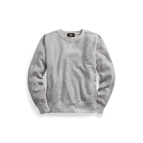 RRL Fleece Crewneck Sweatshirt - Athletic Grey – Berkeley Supply