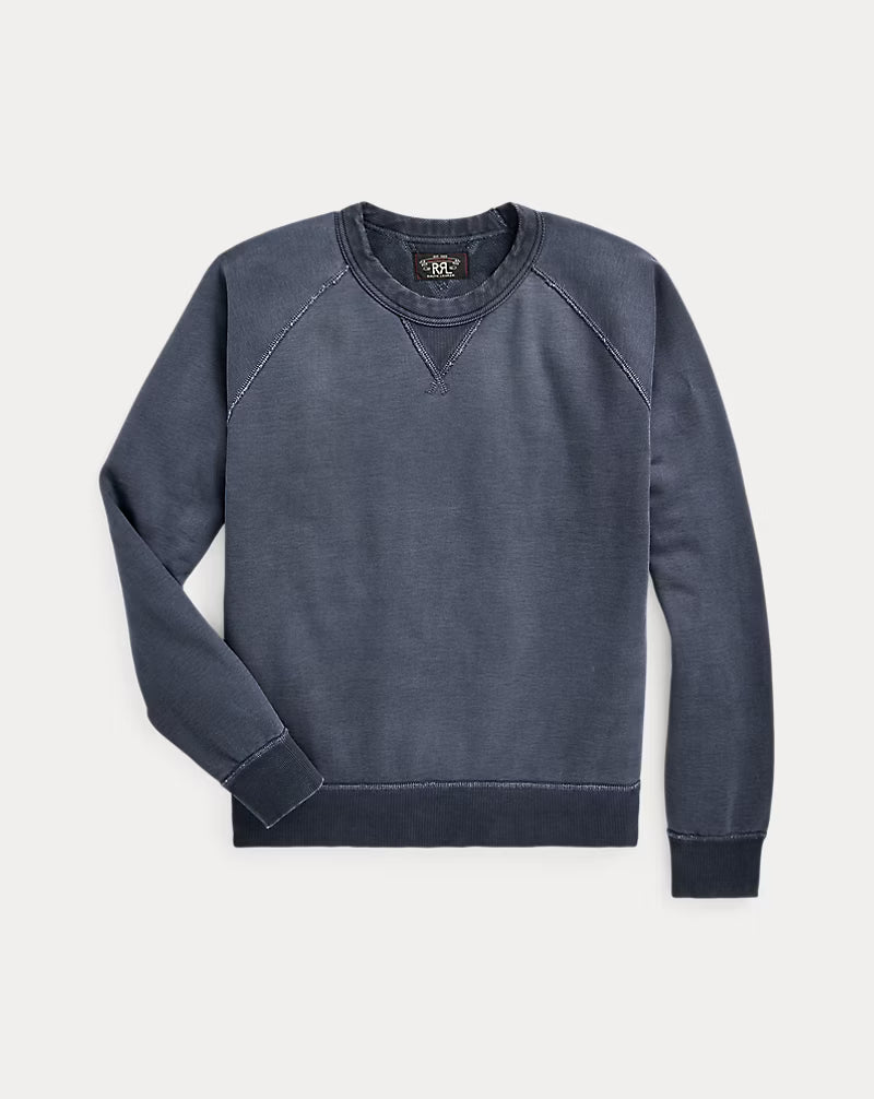 RRL Garment-Dyed French Terry Sweatshirt - Navy – Berkeley Supply