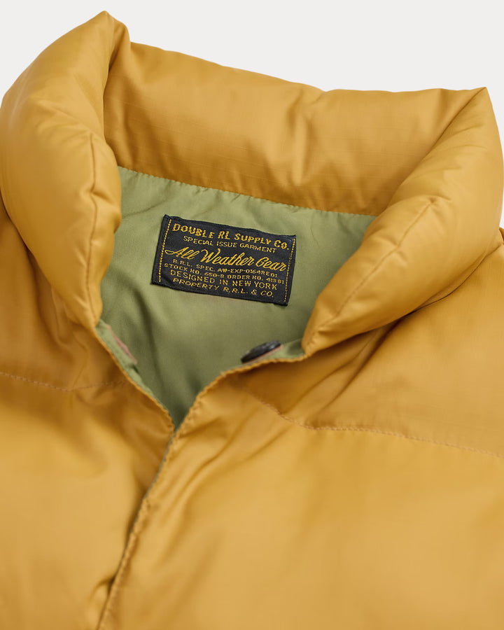 RRL Quilted Ripstop Jacket - Vintage Yellow
