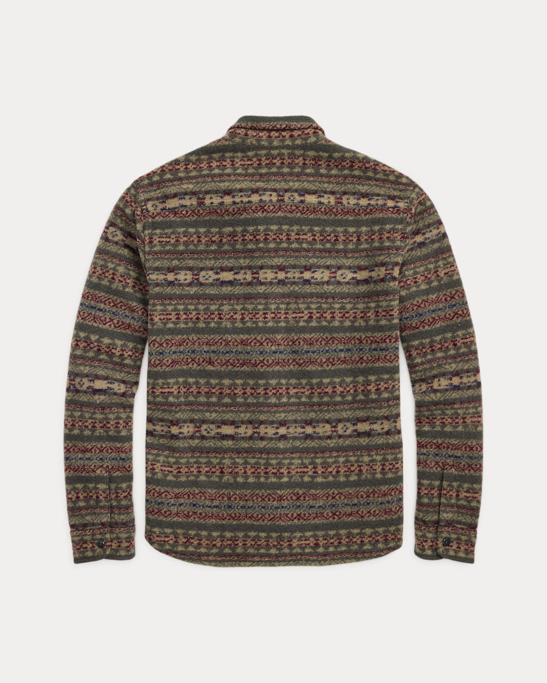 RRL Fair Isle Wool-Blend Workshirt - Red/multi