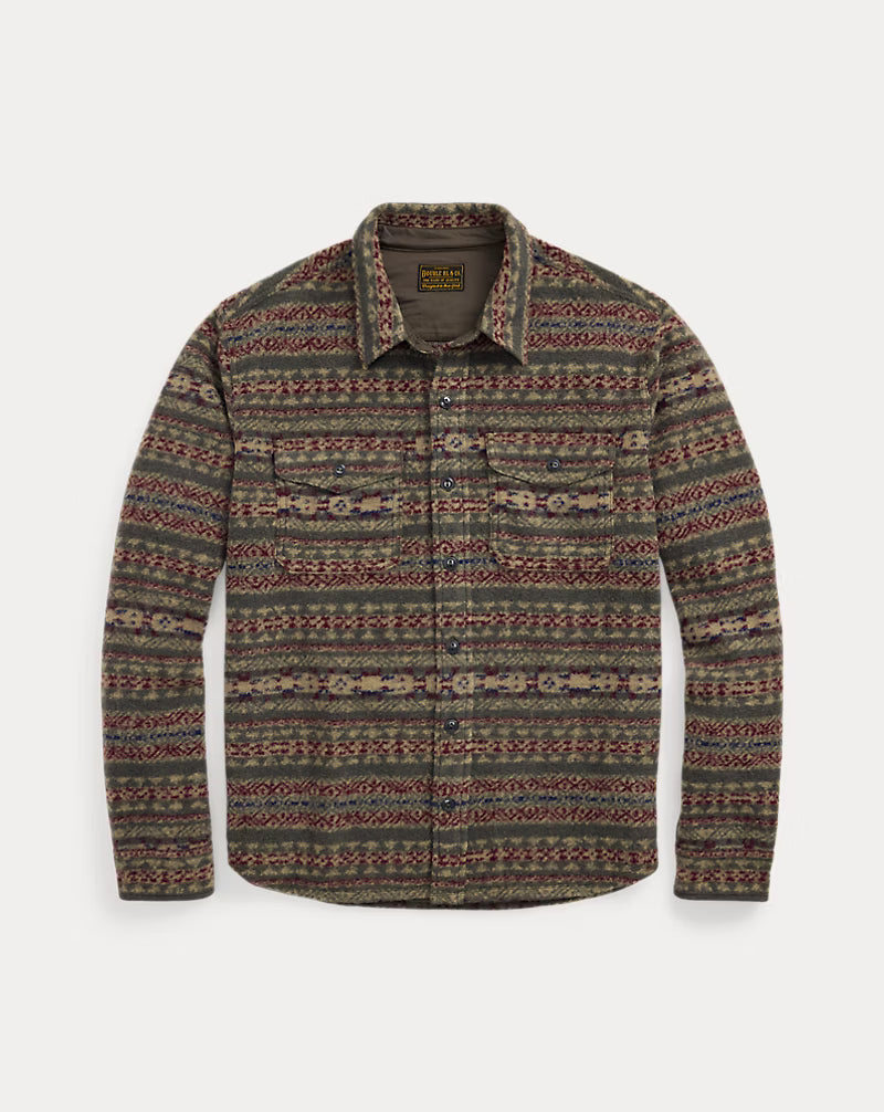 RRL Fair Isle Wool-Blend Workshirt - Red/multi – Berkeley Supply