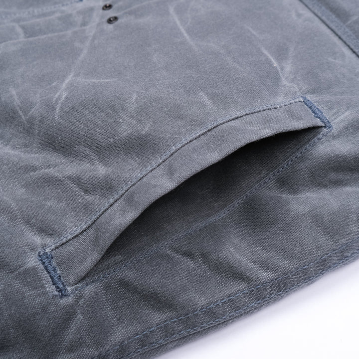 Freenote Cloth Riders Jacket Waxed Canvas - Charcoal