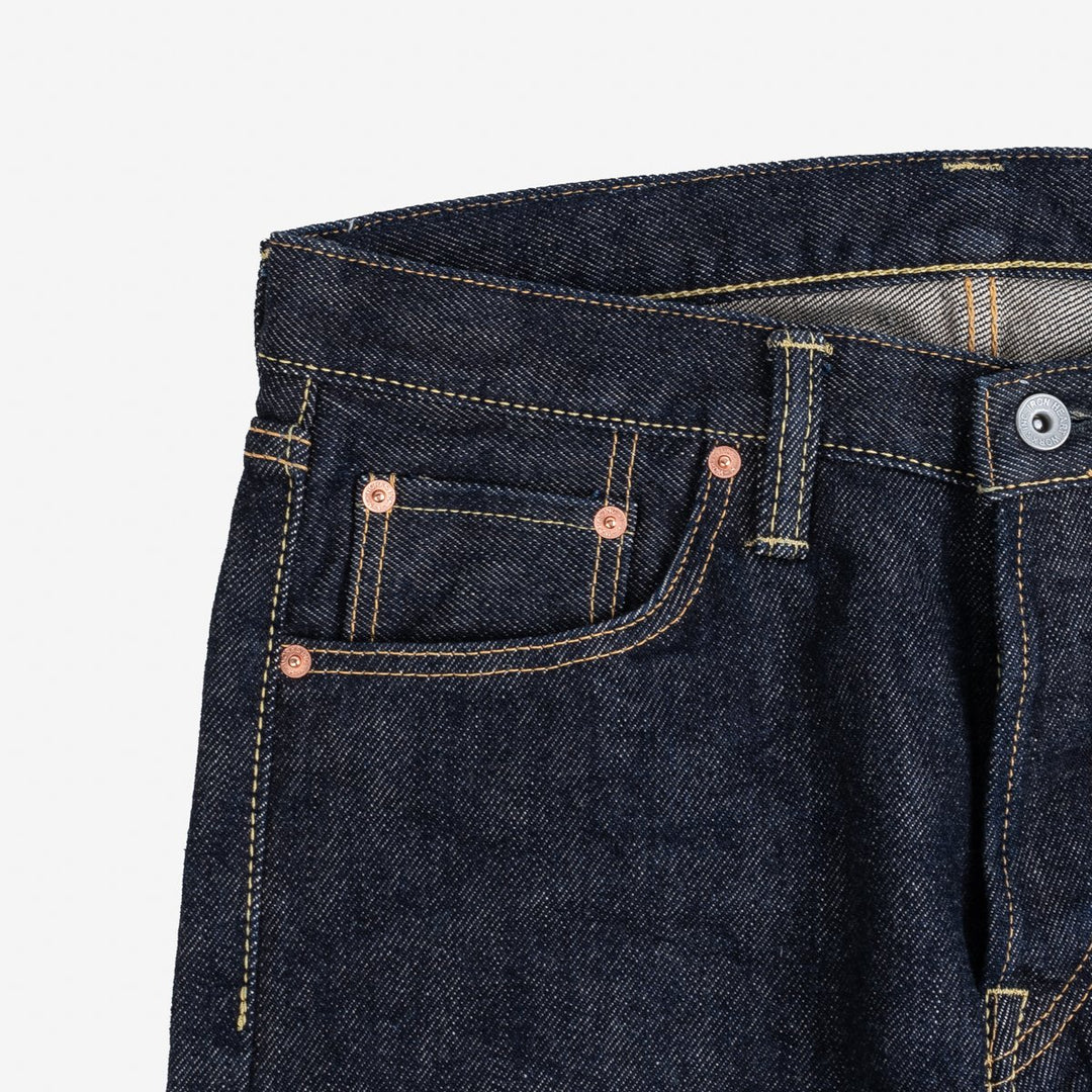 Iron Heart 21oz Selvedge Denim Super Slim Cut 555 Jeans - Indigo