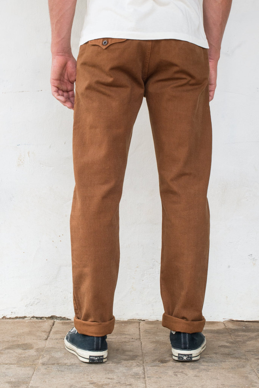 Freenote Cloth Workers Chino Slim Fit 14oz Slub - Rust