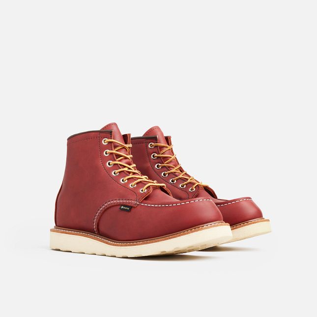 Red Wing GORE-TEX® Moc 6" Boot Russet Waterproof Leather - Style 8864