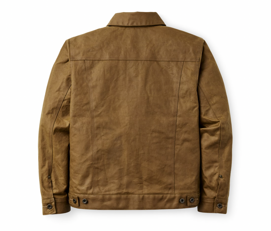 Filson Tin Cloth Short Lined Cruiser Jacket - Dark Tan