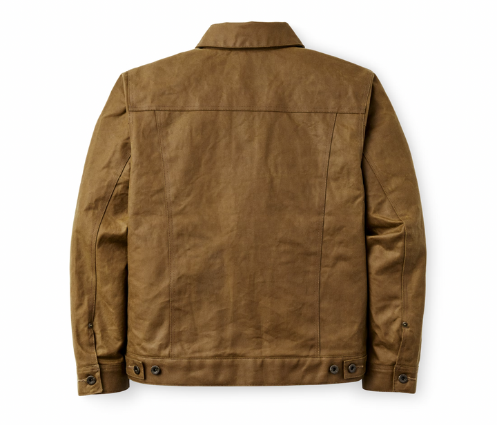 Filson Tin Cloth Short Lined Cruiser Jacket - Dark Tan