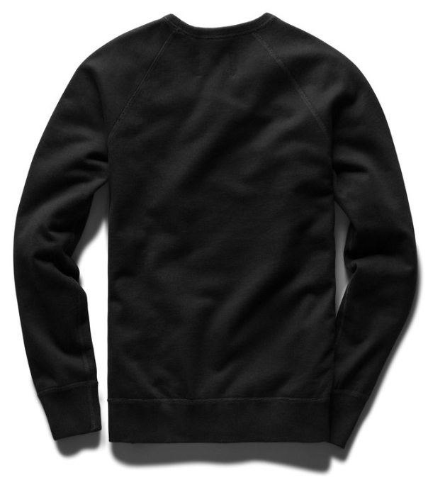 Reigning Champ Midweight Terry Crewneck - Black