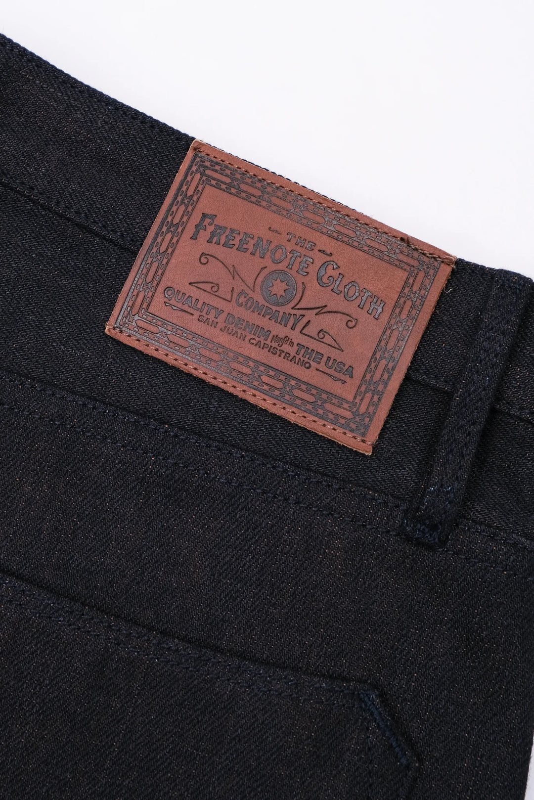Freenote Cloth Avila Slim Taper 16oz Indigo Brown denim