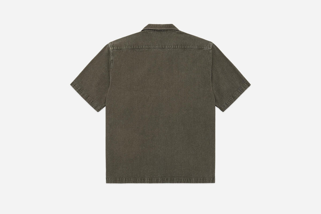 3sixteen Short Sleeve Workshirt - Umber Stonewash