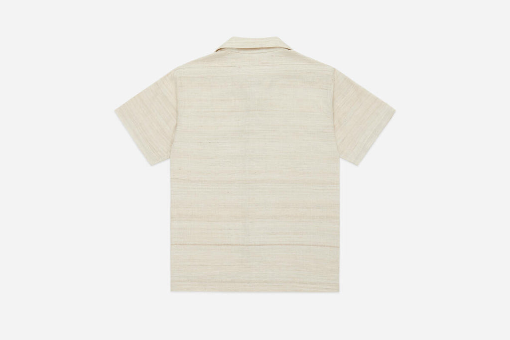 3sixteen Leisure Shirt Handloom - Ivory Silk