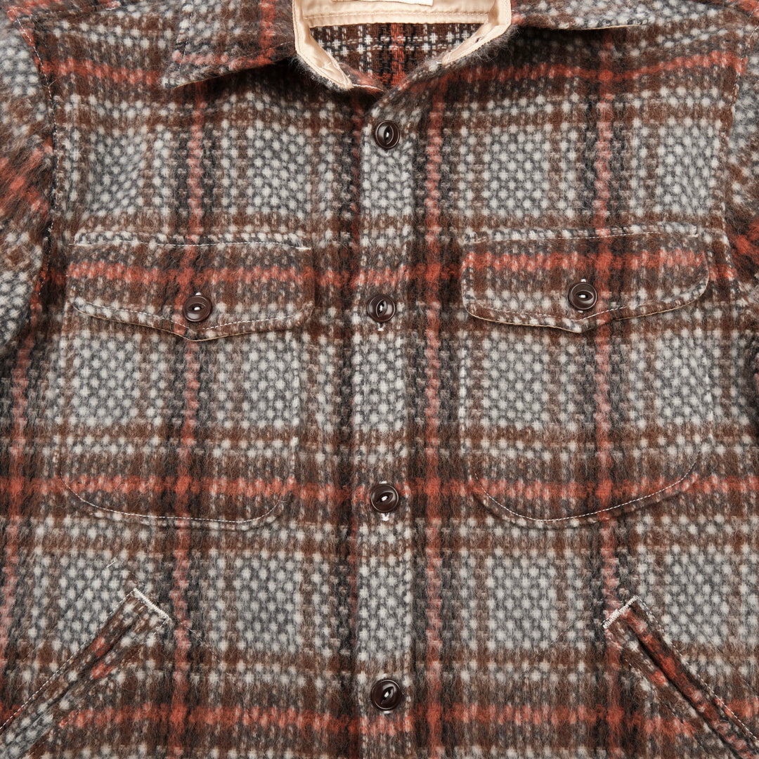 Freenote Cloth Mendon Hexagon Dobby Wool Plaid