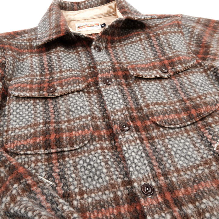 Freenote Cloth Mendon Hexagon Dobby Wool Plaid