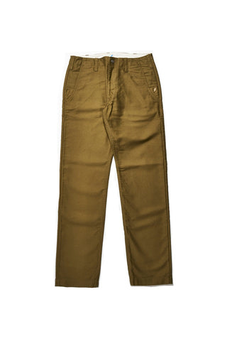 Pure Blue Japan Cotton Moleskin Trousers [1173-BE] - Beige