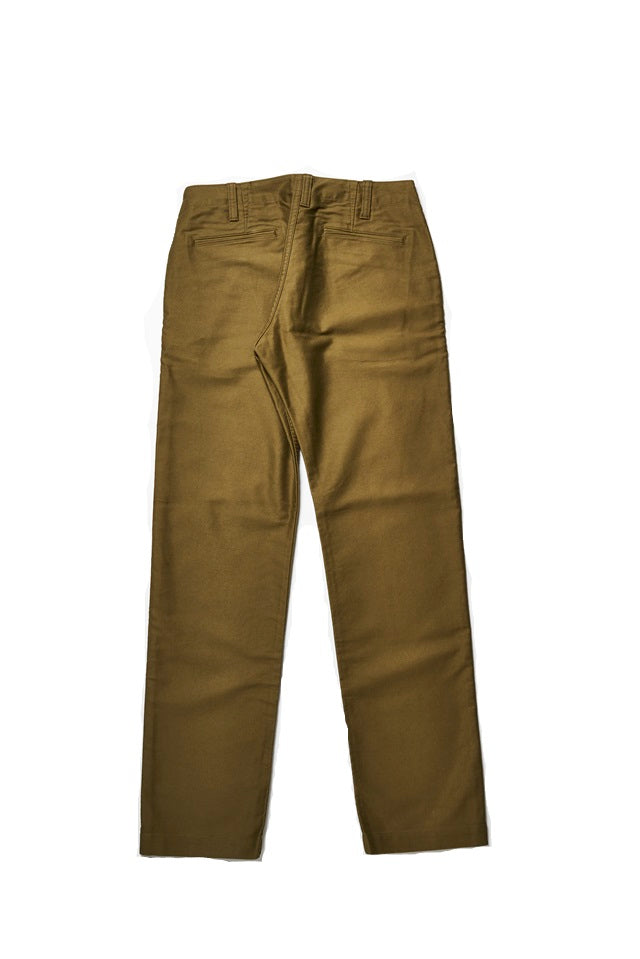 Pure Blue Japan Cotton Moleskin Trousers [1173-BE] - Beige