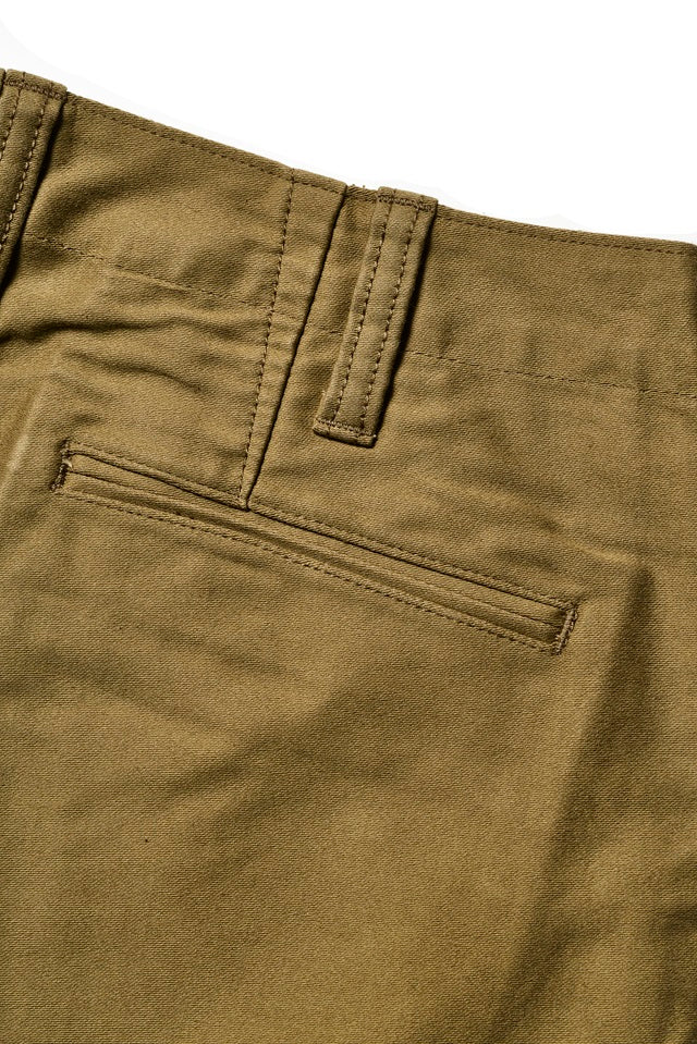 Pure Blue Japan Cotton Moleskin Trousers [1173-BE] - Beige