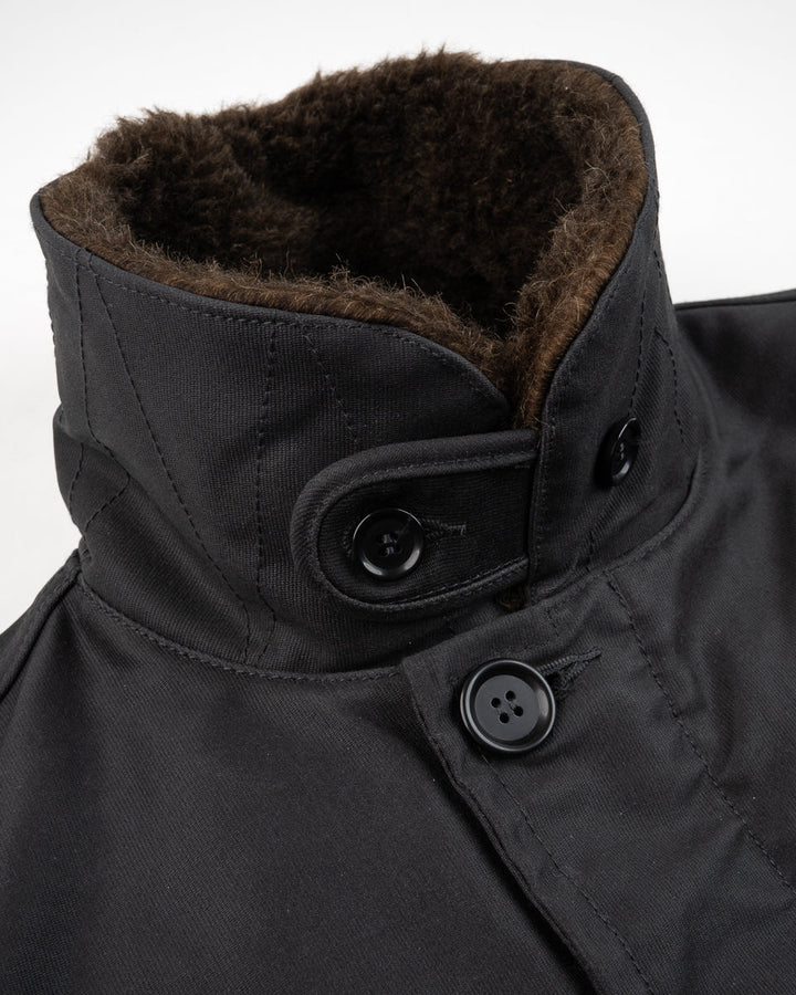 Iron Heart Oiled Whipcord N1 Deck Jacket - Black