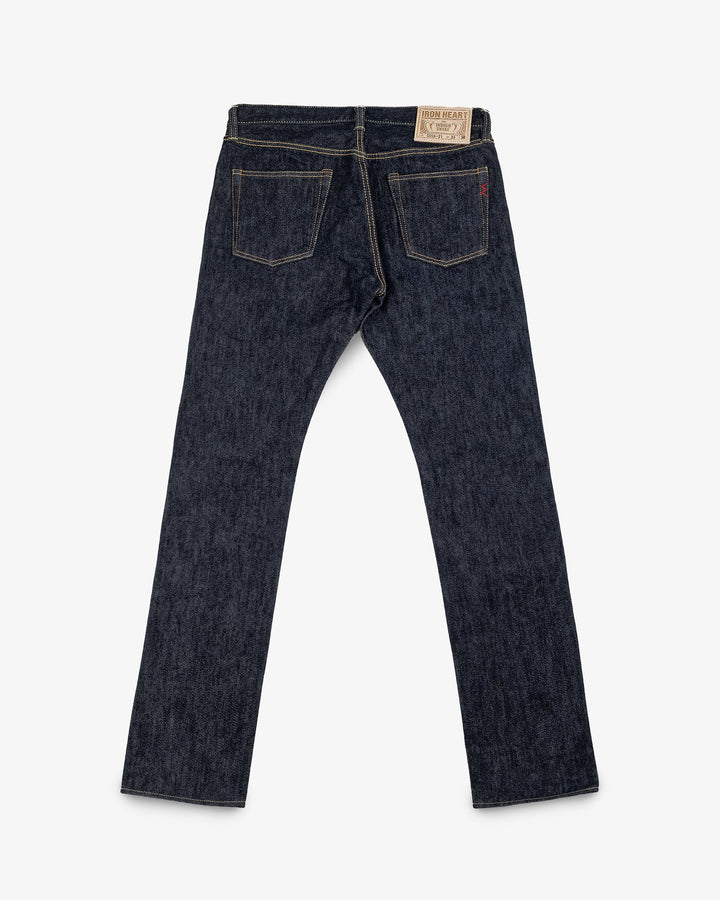 Iron Heart 21oz Selvedge Denim Slim Cut Jeans - Indigo