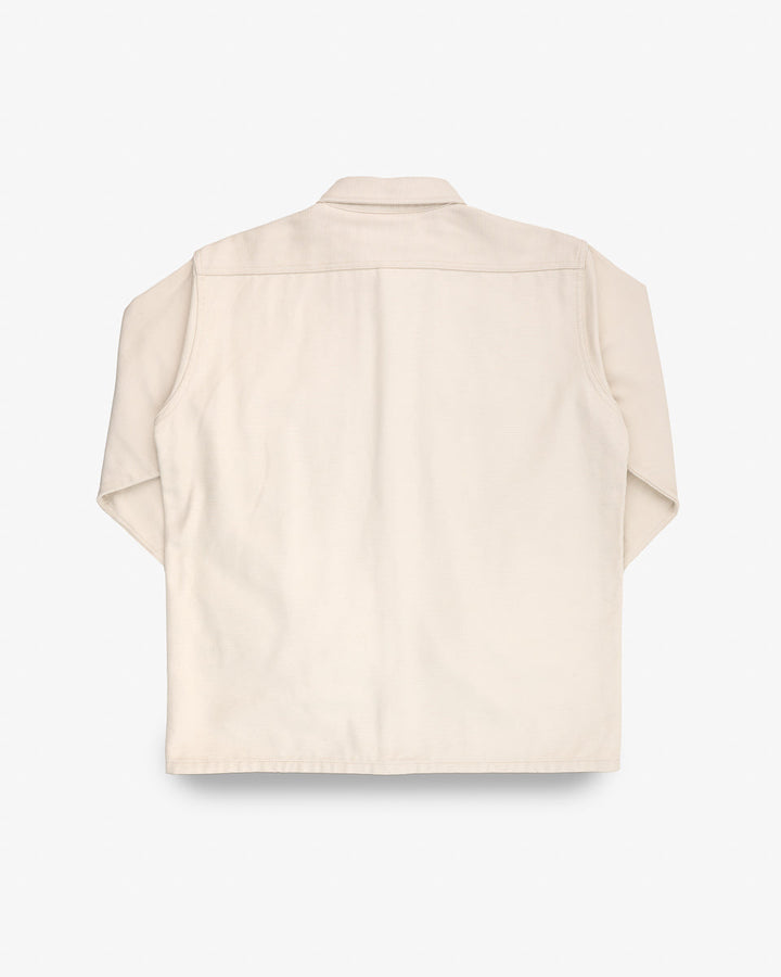 Iron Heart - 13oz Oxford Cloth Work Overshirt in Ivory