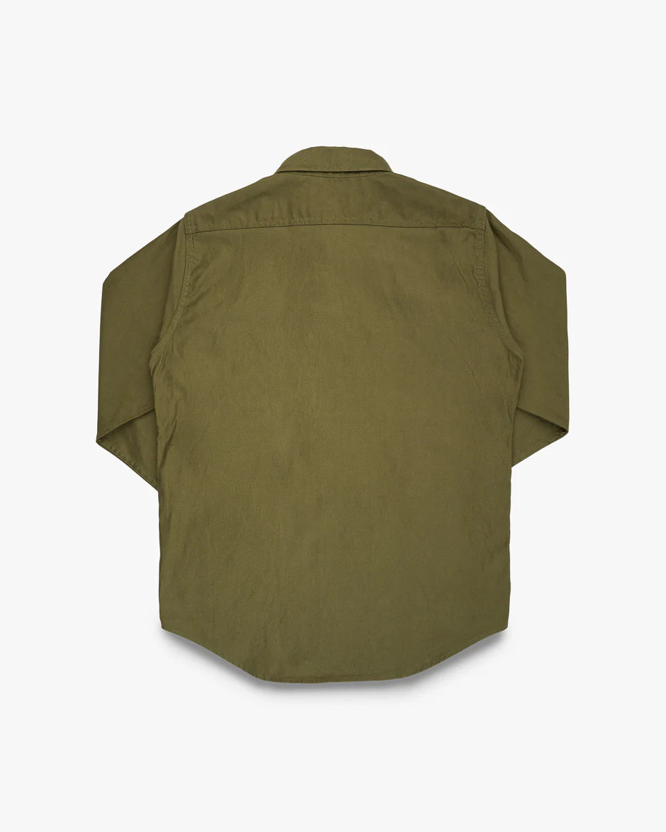 Iron Heart 8oz Military Whipcord CPO Shirt - Olive