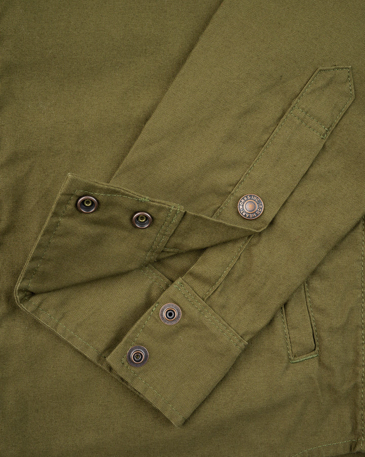 Iron Heart 8oz Military Whipcord CPO Shirt - Olive