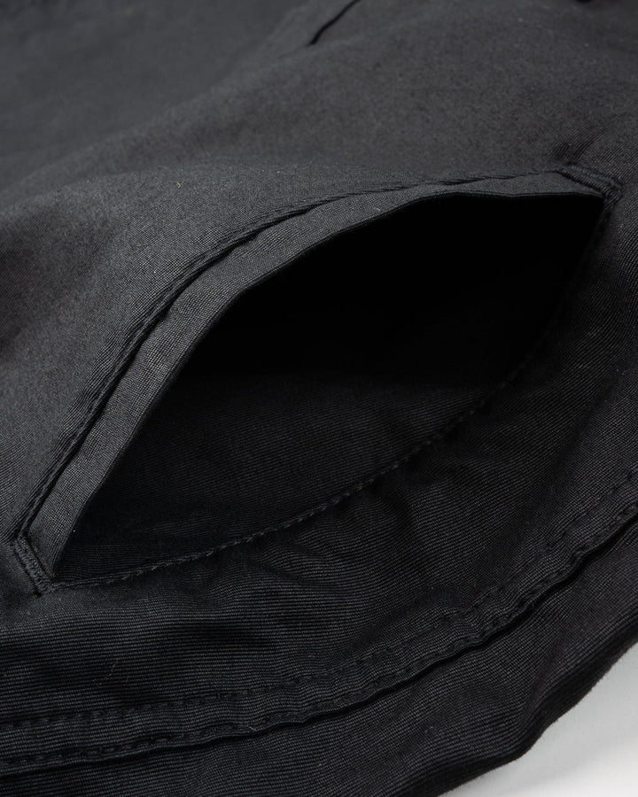 Iron Heart 8oz Military Whipcord CPO Shirt - Black