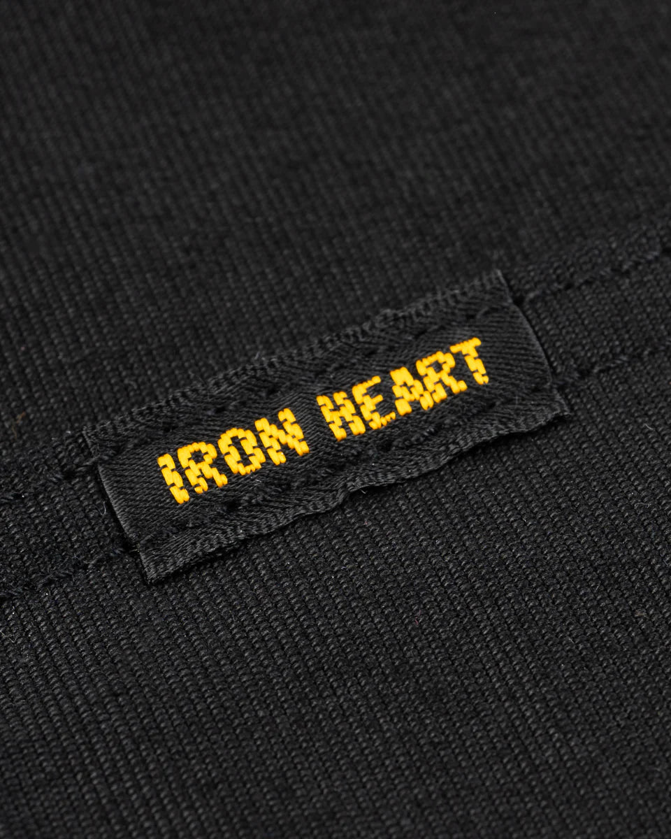 Iron Heart 8oz Military Whipcord CPO Shirt - Black