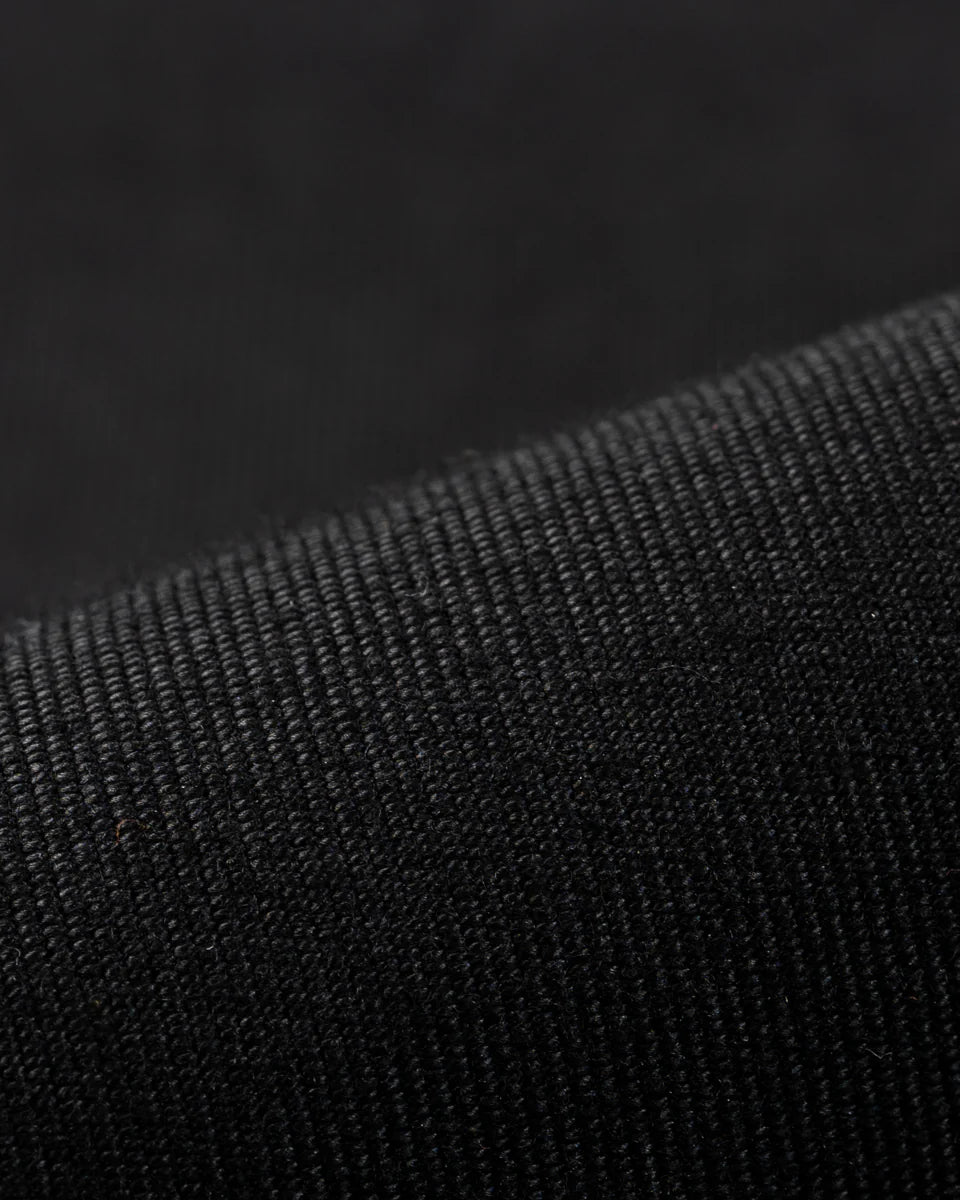 Iron Heart 8oz Military Whipcord CPO Shirt - Black