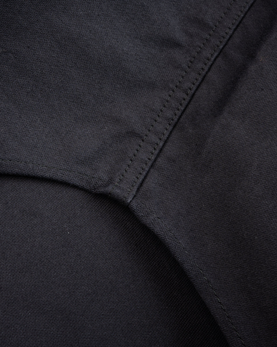 Iron Heart 12oz Military Moleskin Western Shirt - Black