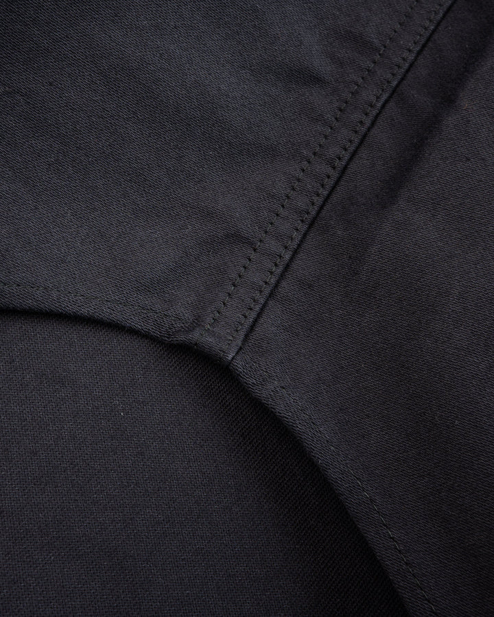 Iron Heart 12oz Military Moleskin Western Shirt - Black