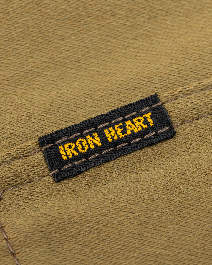Iron Heart 12oz Military Moleskin Western Shirt - Khaki