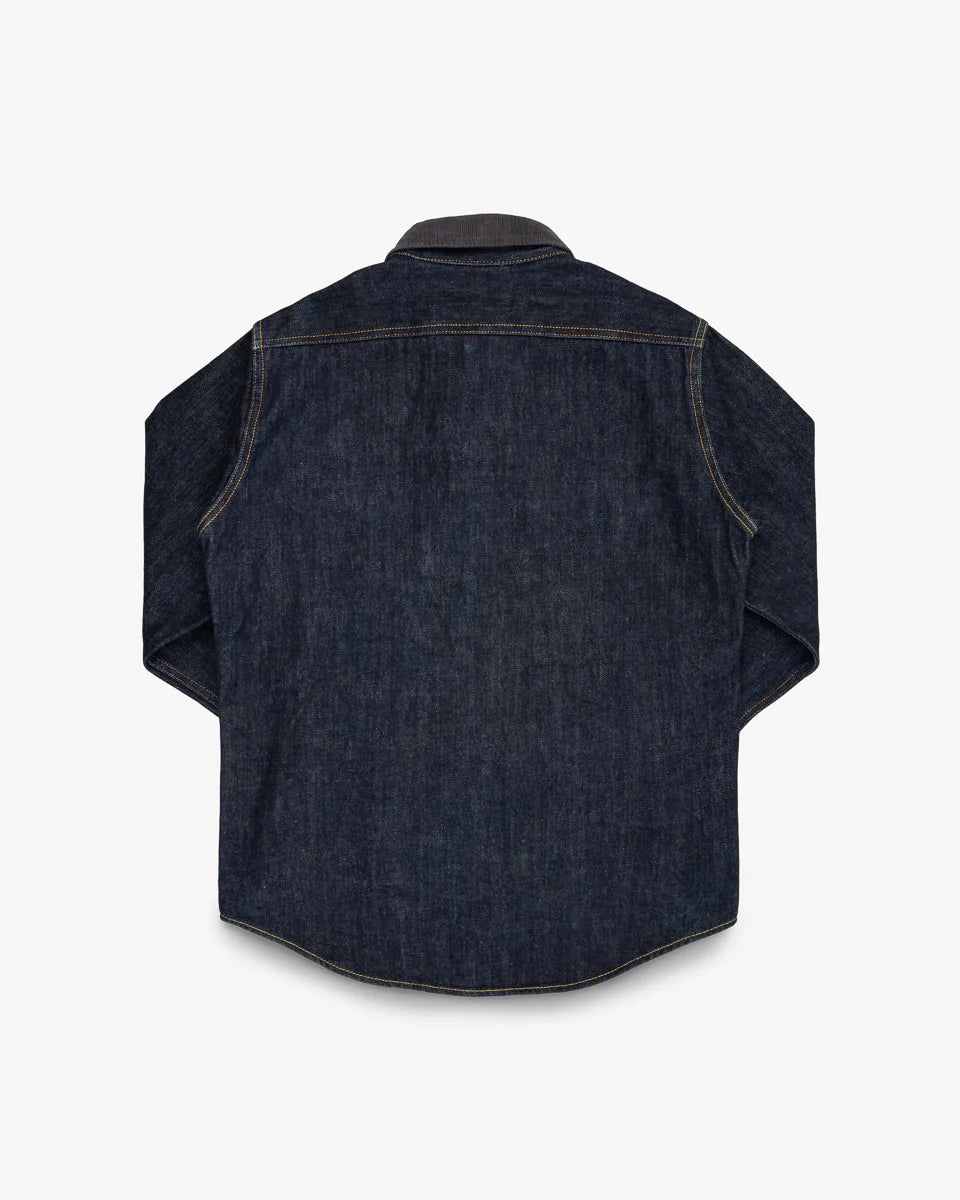 Iron Heart 16oz Selvedge Denim CPO Shirt - Indigo