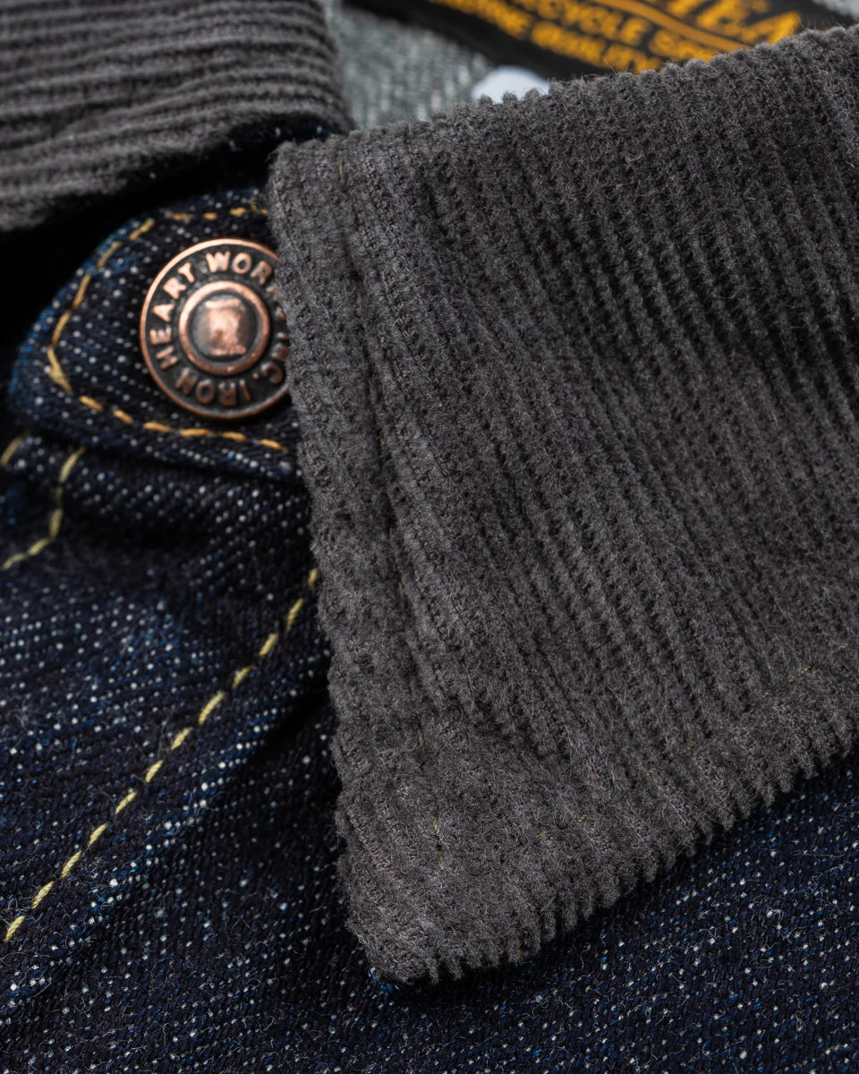 Iron Heart 16oz Selvedge Denim CPO Shirt - Indigo