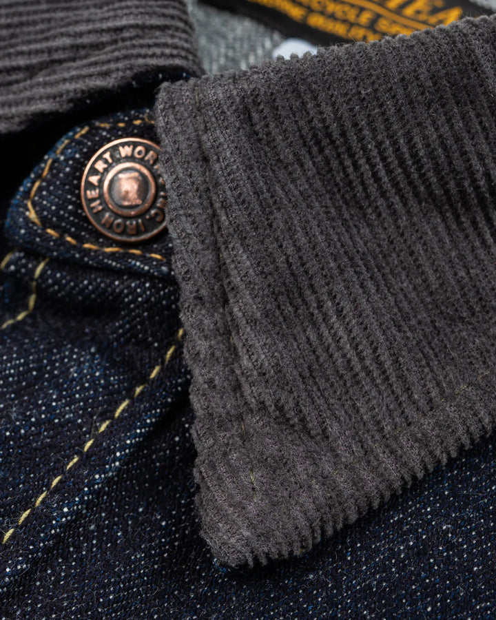 Iron Heart 16oz Selvedge Denim CPO Shirt - Indigo