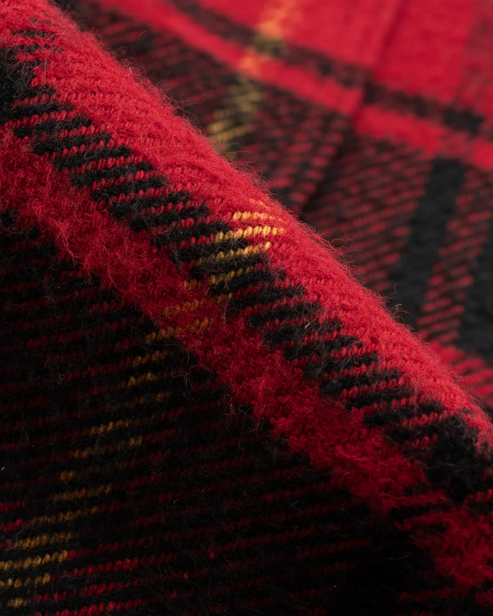 Iron Heart Heavy Flannel Rider’s Overshirt - Red