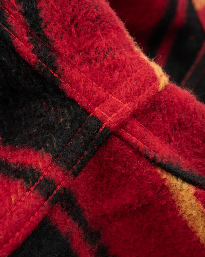 Iron Heart Heavy Flannel Rider’s Overshirt - Red