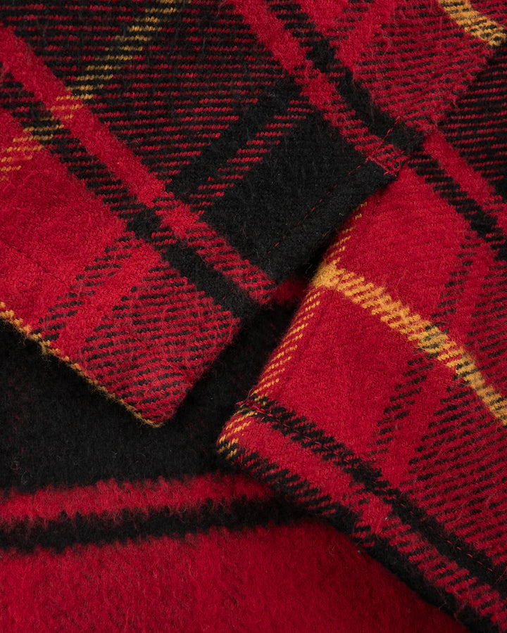 Iron Heart Heavy Flannel Rider’s Overshirt - Red